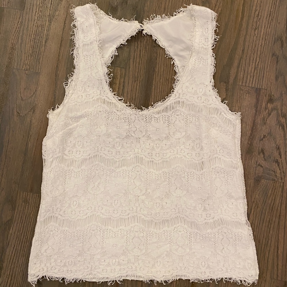 Dolce Vita White Lace Top Size XS